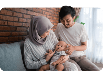 Mobile Header Persona Ibu Bapa Kepada Bayi